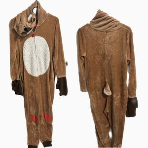 Rudolph Christmas Size S Onesie Comfortable Pajamas